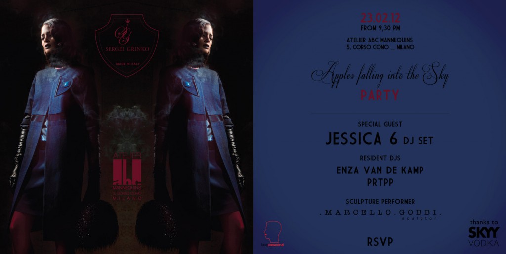 SERGEI GRINKO party flyer